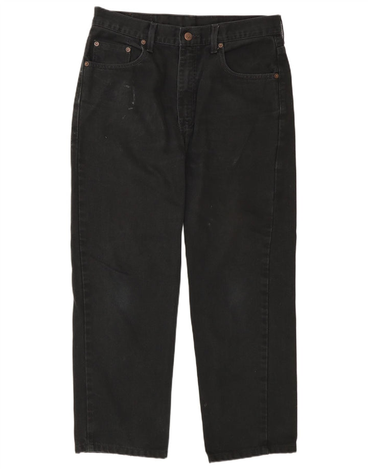 Levi's Jean 504 Cropped Homme Noir Coton W33 L26