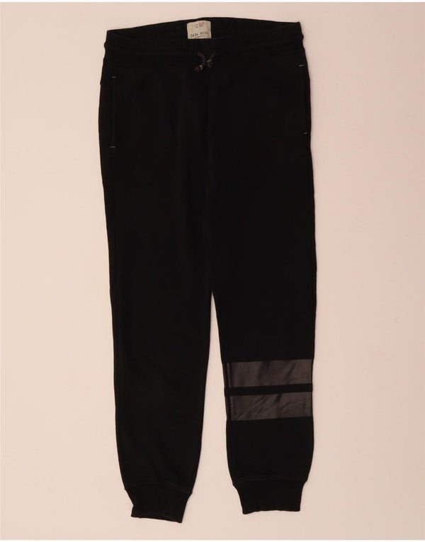ZARA Pantalon de survêtement pour garçon 11-12 ans Noir Colourblock Coton