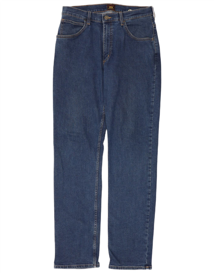 Lee Jean droit coupe droite femme W32 L34 bleu coton