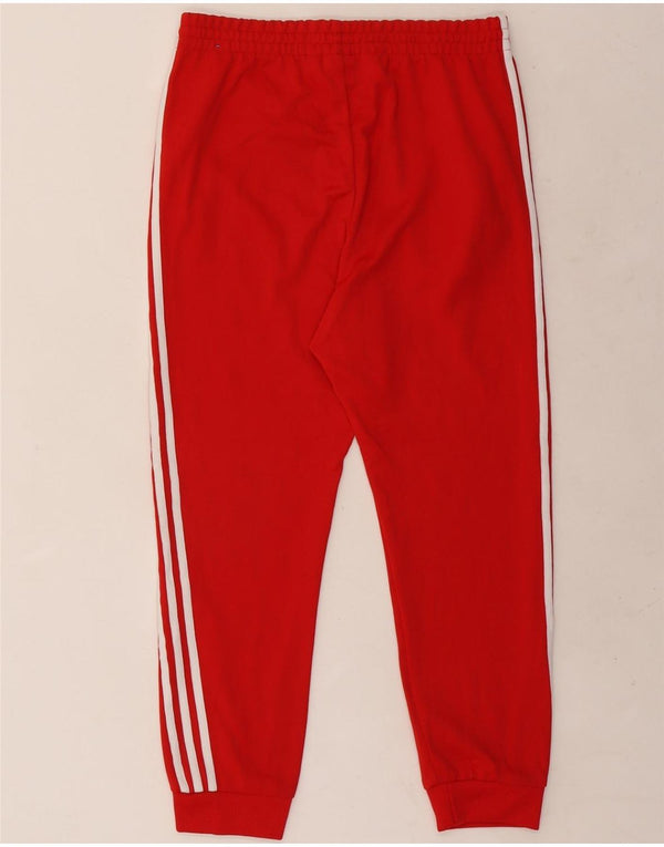Adidas Pantalon de survêtement pour homme Joggers Large Rouge Polyester