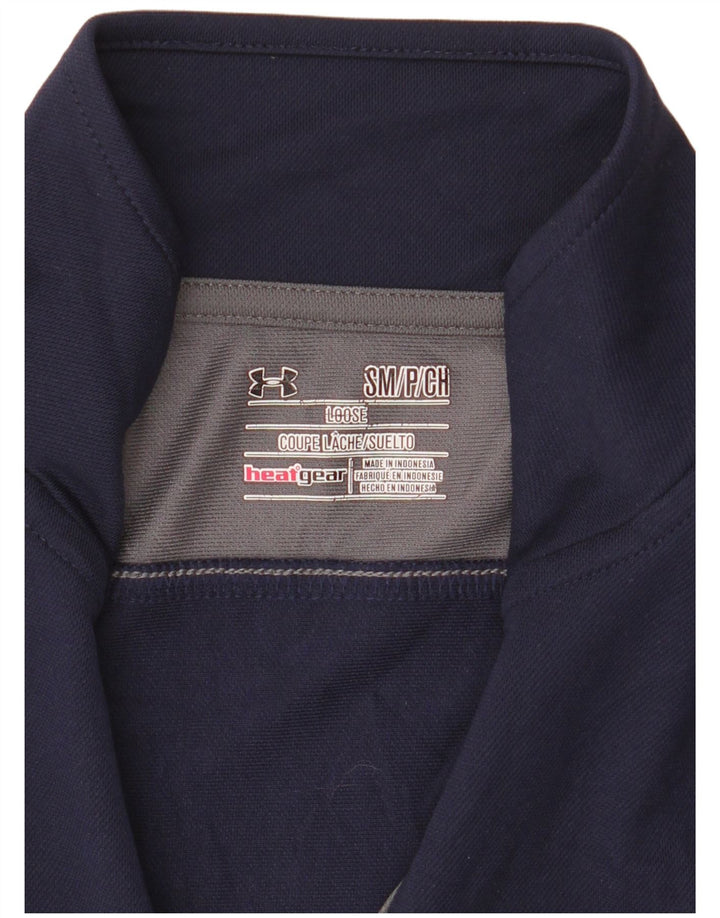Under Armour Veste de Survêtement Heat Gear Homme Bleu Marine Small