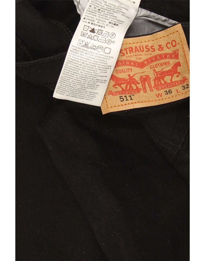Levi's Jean Slim 511 Homme W36 L29 Noir Coton