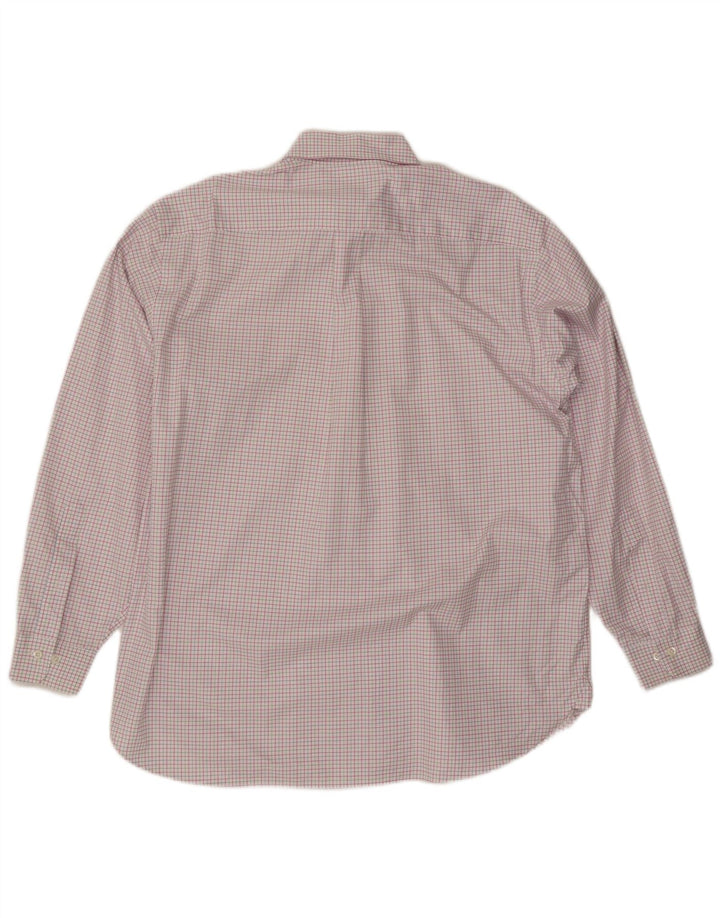 BROOKS BROTHERS Chemise Homme Grand Carreau Rose Coton
