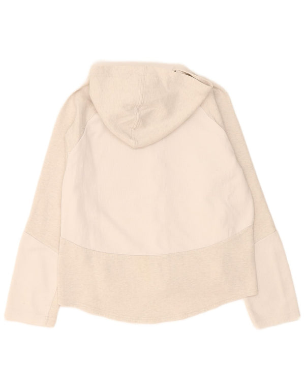 Puma Pull à capuche zippé pour femme UK 44 Gris moyen Colourblock