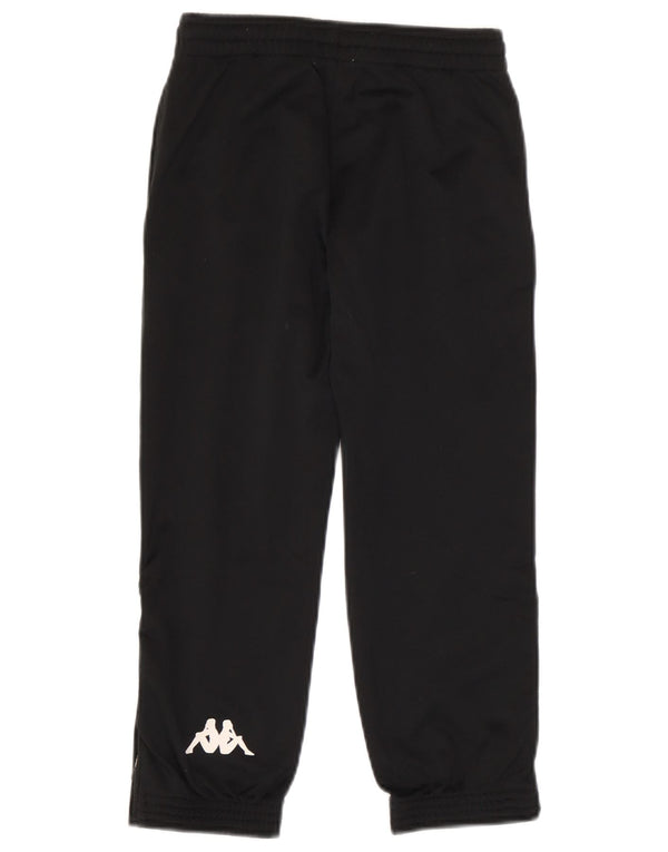 Kappa Pantalon de survêtement graphique pour garçon 5-6 ans Noir