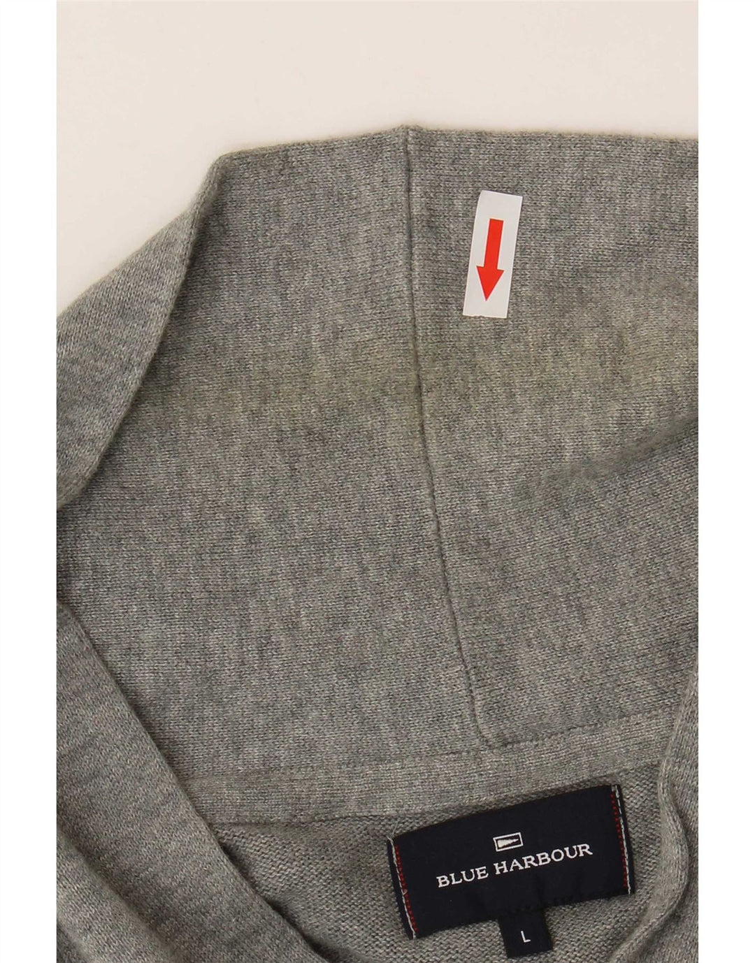 Marks & Spencer Pull Cardigan Homme Grande Taille Gris Coton