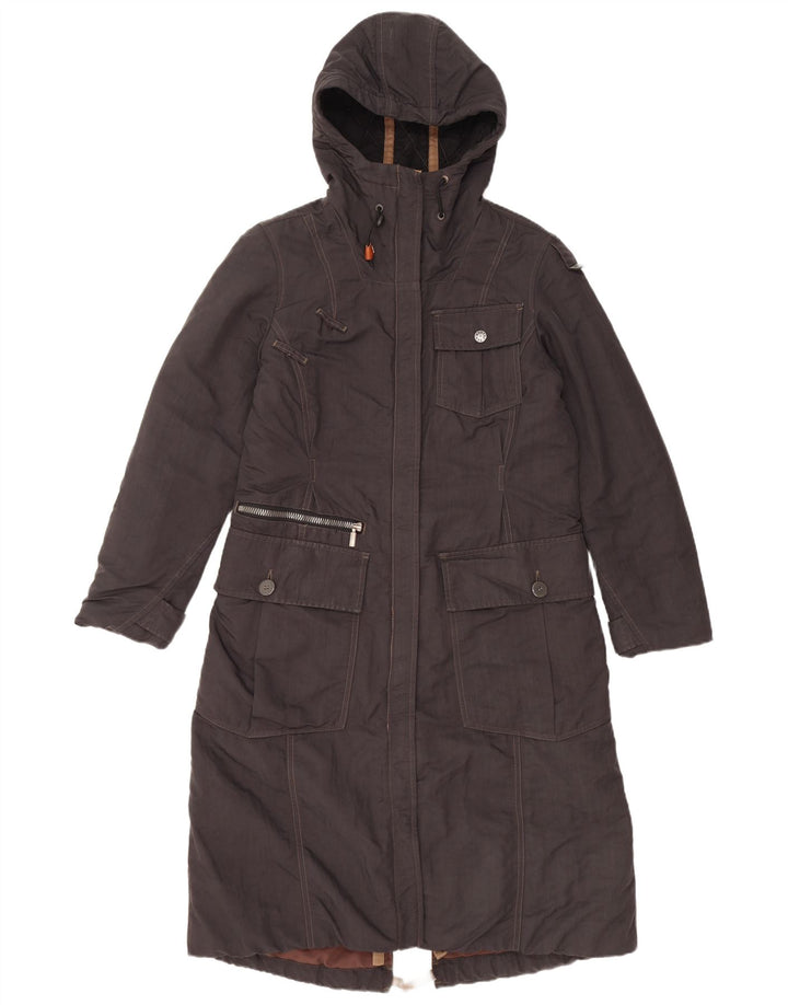 Murphy & Nye Veste parka surdimensionnée pour femme UK 10 Small Noir Polyamide