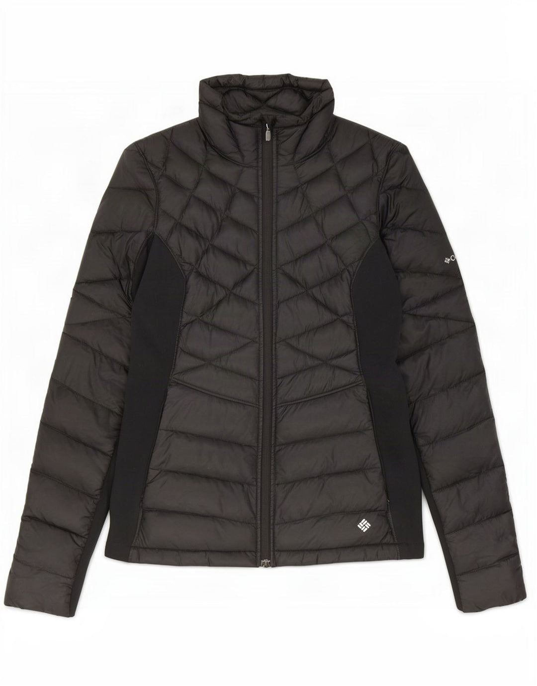 Columbia Veste rembourrée pour homme UK 38 Medium Noir Colorblock Nylon
