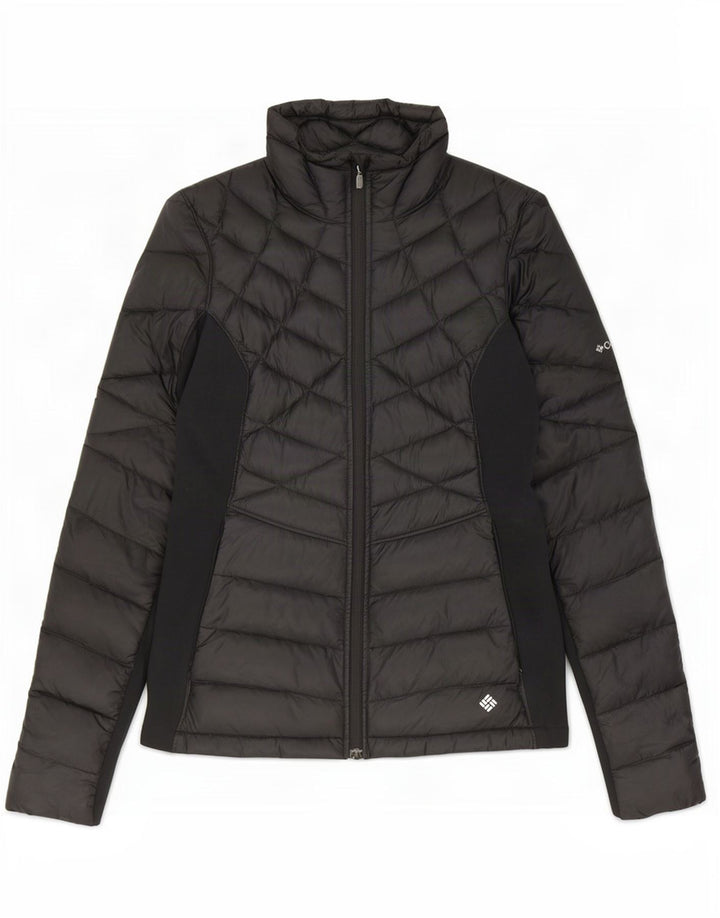 Columbia Veste rembourrée pour homme UK 38 Medium Noir Colorblock Nylon
