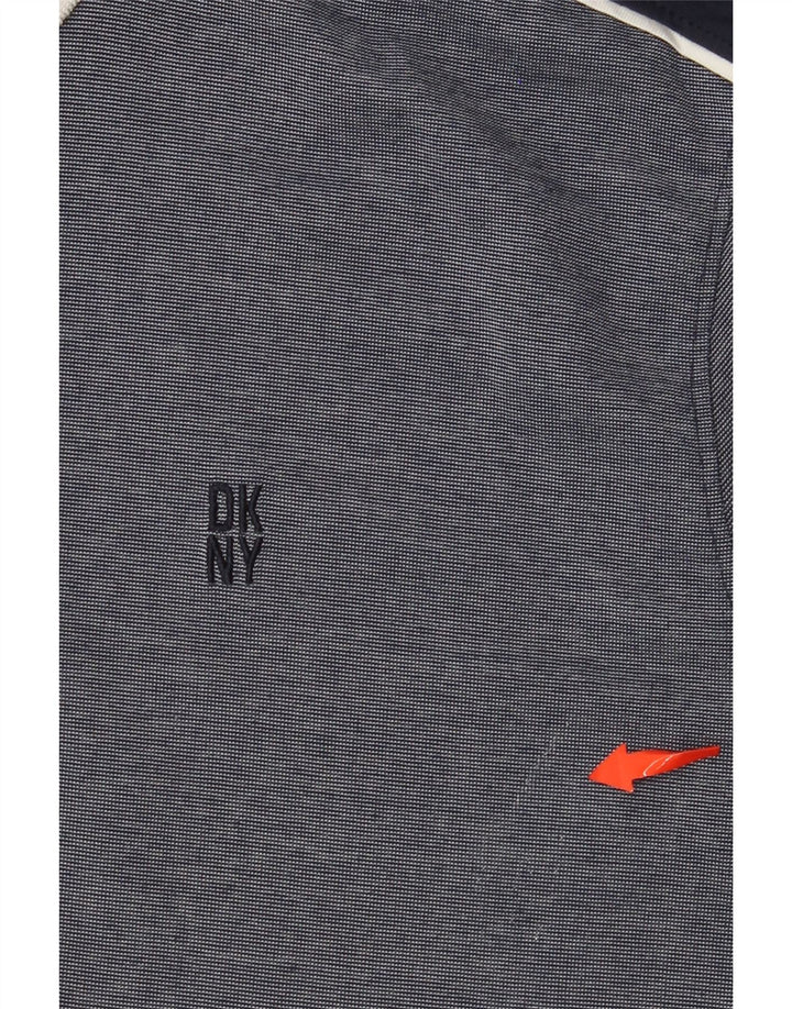 DKNY Polo Homme Bleu Marine Moyen Coton