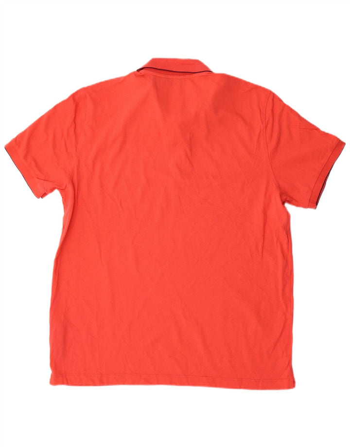 Massimo Dutti Polo Homme XL Rouge Coton