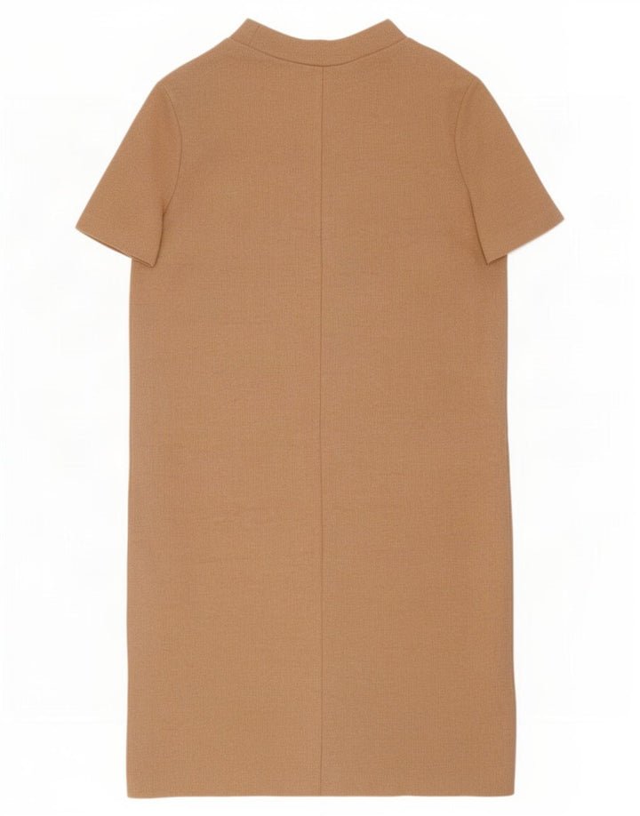 Zara Robe droite pour femme UK 16 Large Beige