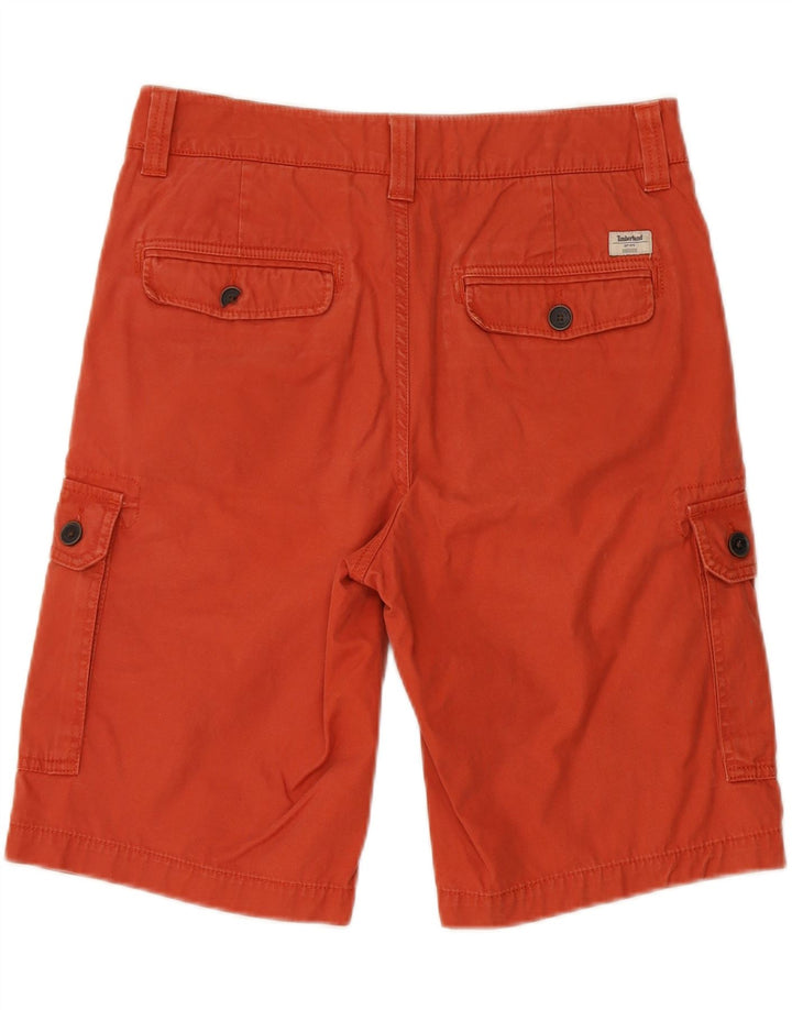 TIMBERLAND Mens Cargo Shorts W31 Medium  Red Cotton Vintage Timberland and Second-Hand Timberland from Messina Hembry 