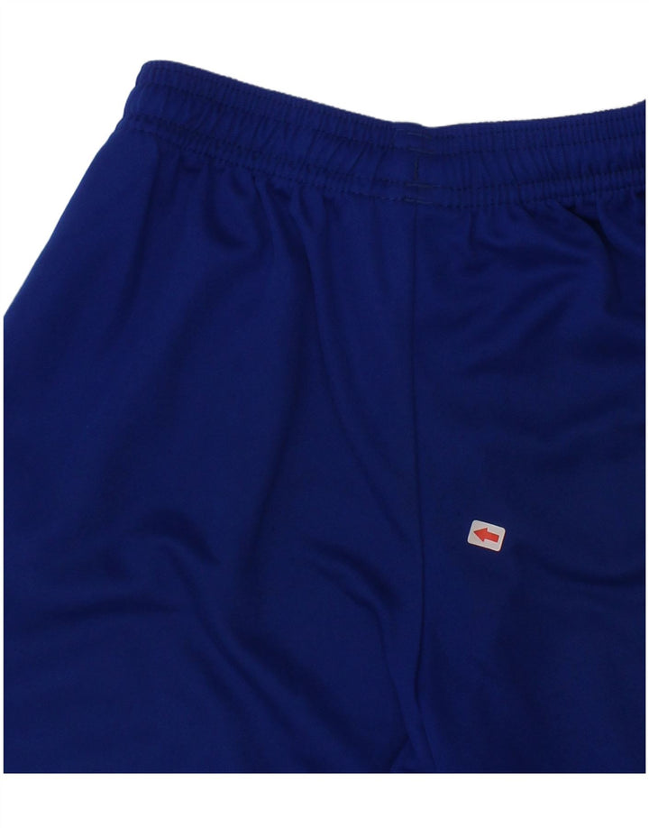 Short de sport Adidas Garçon Climalite 9-10 ans Bleu Polyester