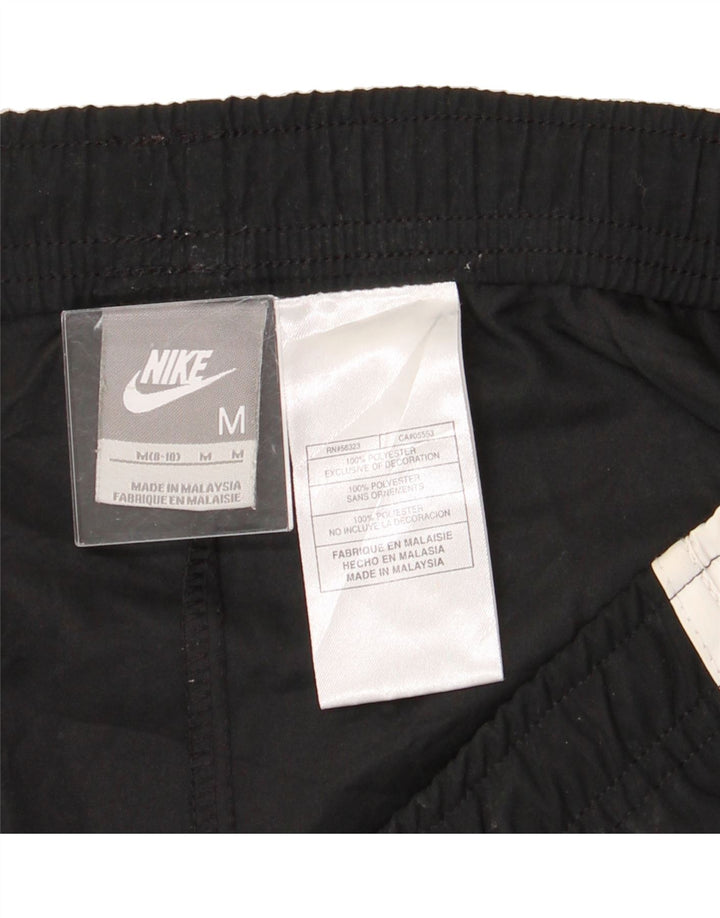 NIKE Womens Tracksuit Trousers UK 8/10 Medium  Black Colourblock Polyester Vintage Nike and Second-Hand Nike from Messina Hembry 