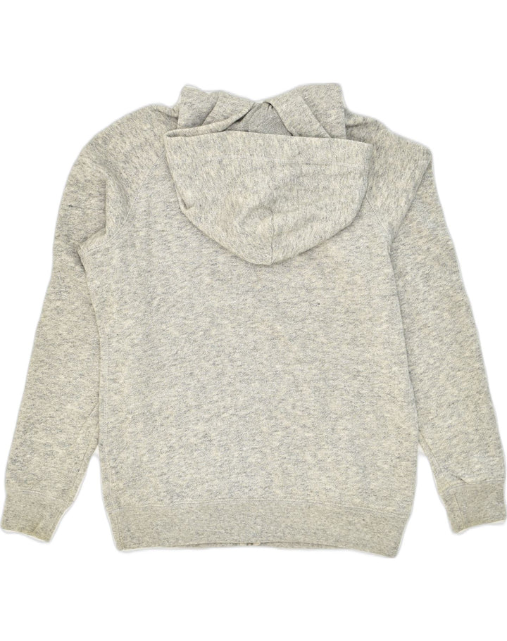 JACK WILLS Womens Zip Hoodie Sweater UK 14 Large Grey Cotton | Vintage Jack Wills | Thrift | Second-Hand Jack Wills | Used Clothing | Messina Hembry 