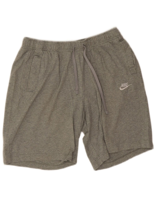 Nike Short de sport pour homme Taille L Gris