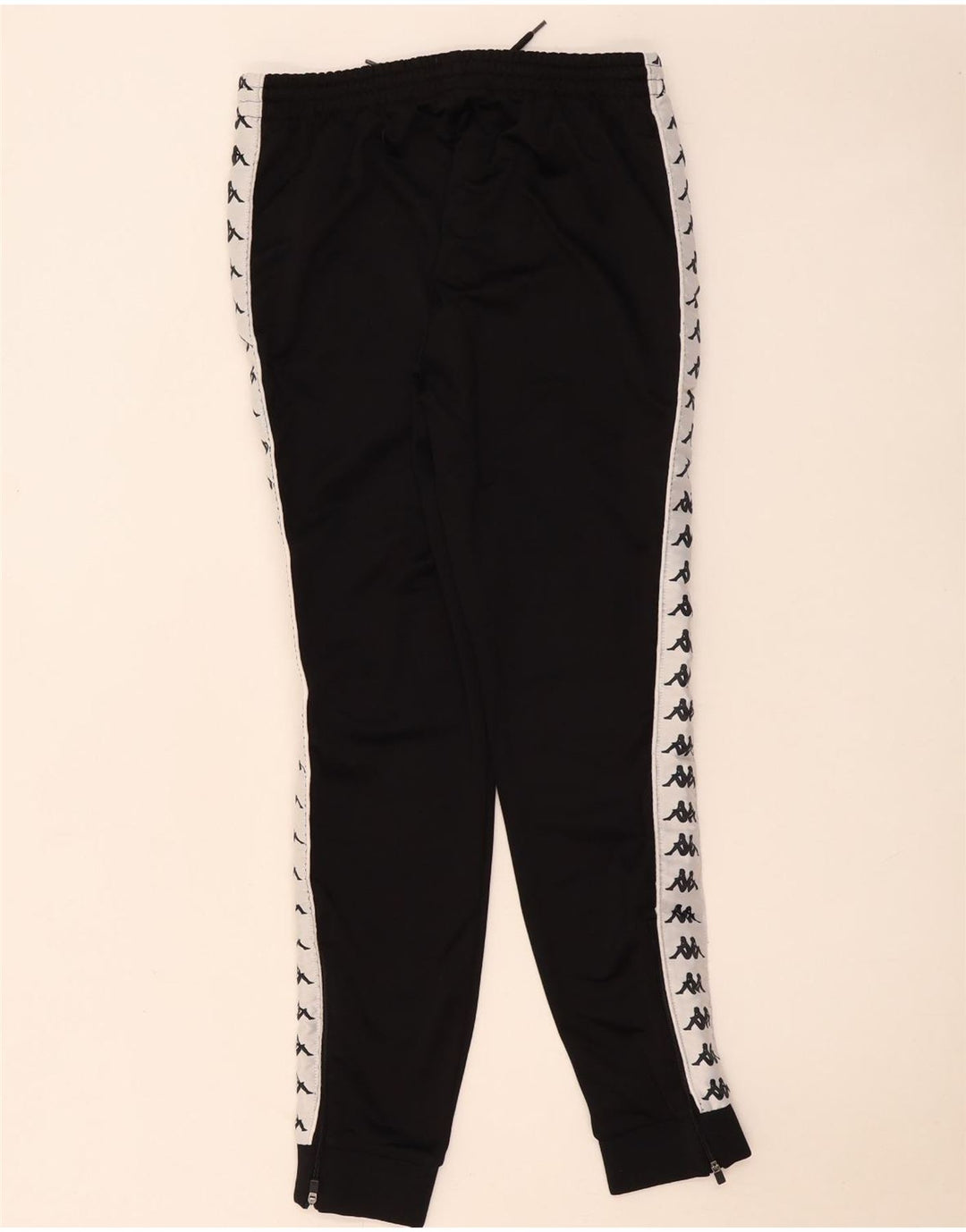 Kappa Pantalon de Survêtement Graphique Homme Noir Colorblock