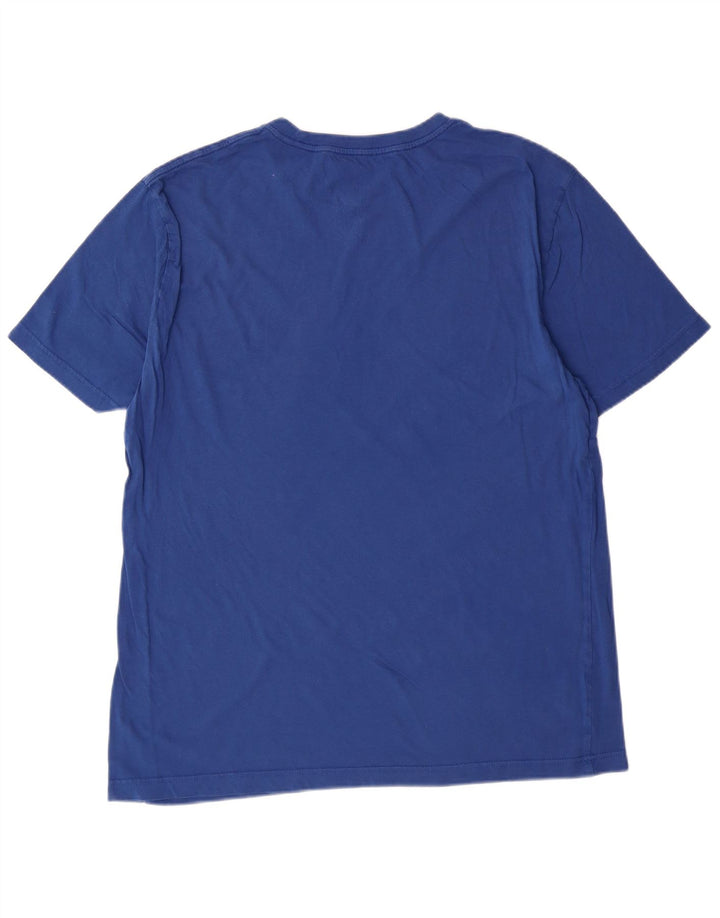 Hurley T-Shirt Graphique Homme Bleu Moyen Coton