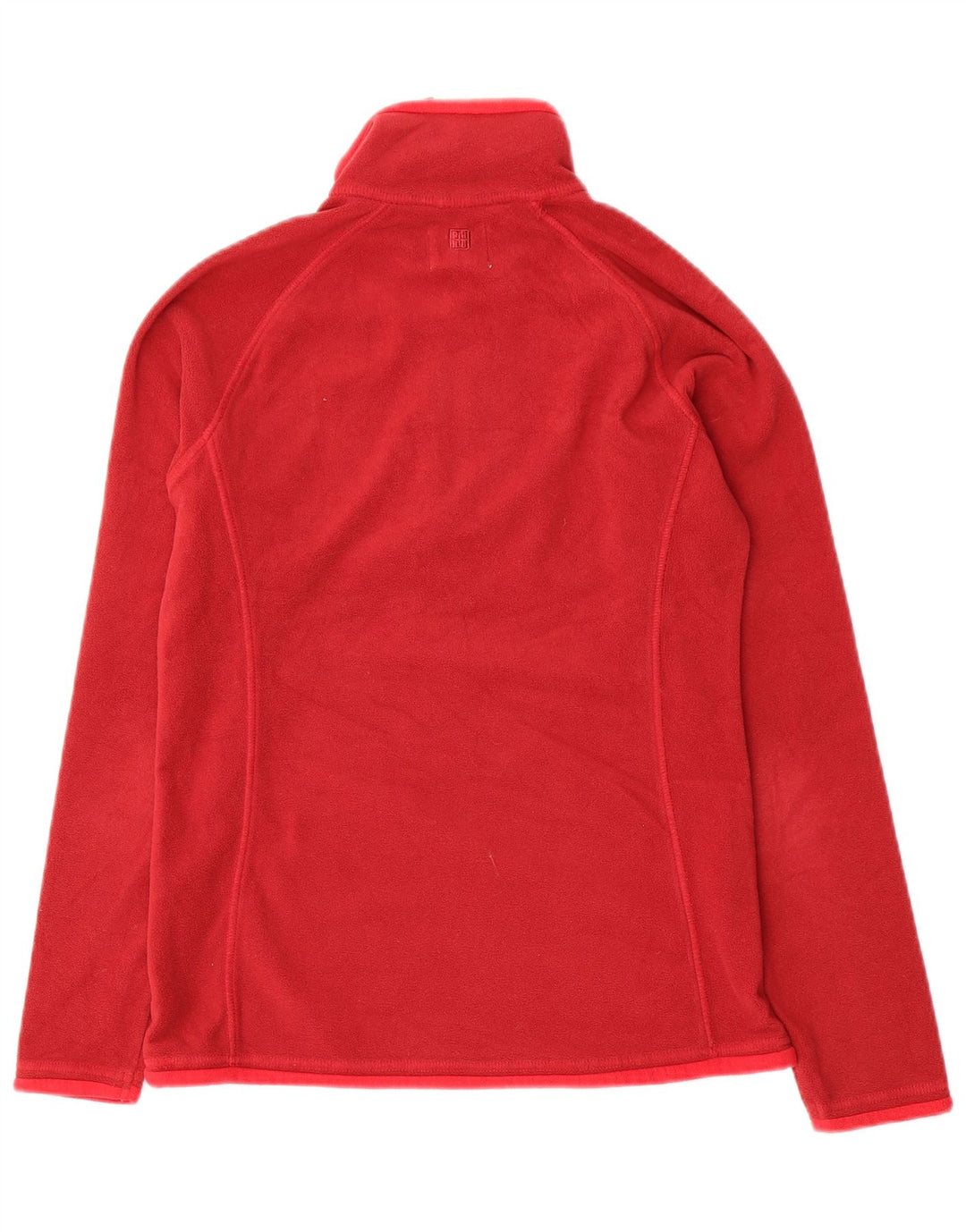 Mountain Warehouse Pull polaire à col zippé pour femme UK 8 Small Rouge Polyester