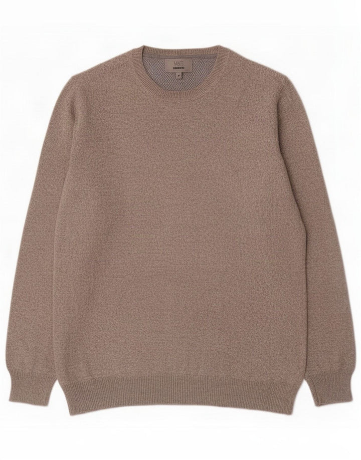 Marks & Spencer Pull col rond pour homme gris moyen moucheté
