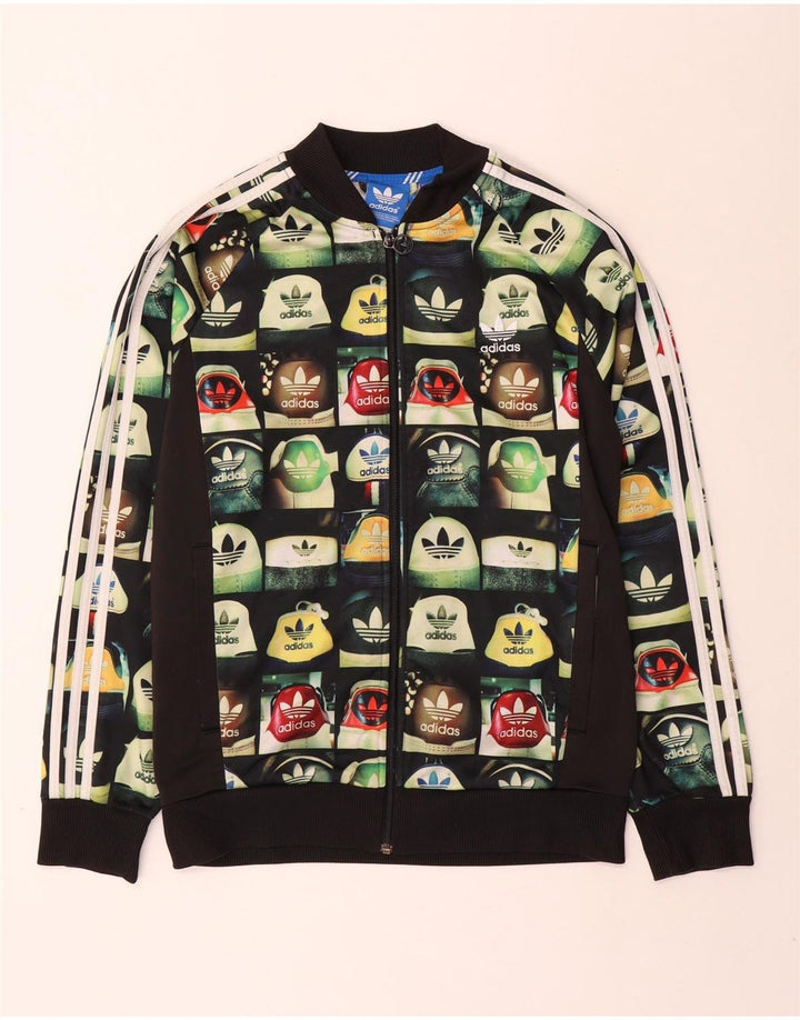 Adidas Veste de survêtement graphique pour homme Grand polyester multicolore