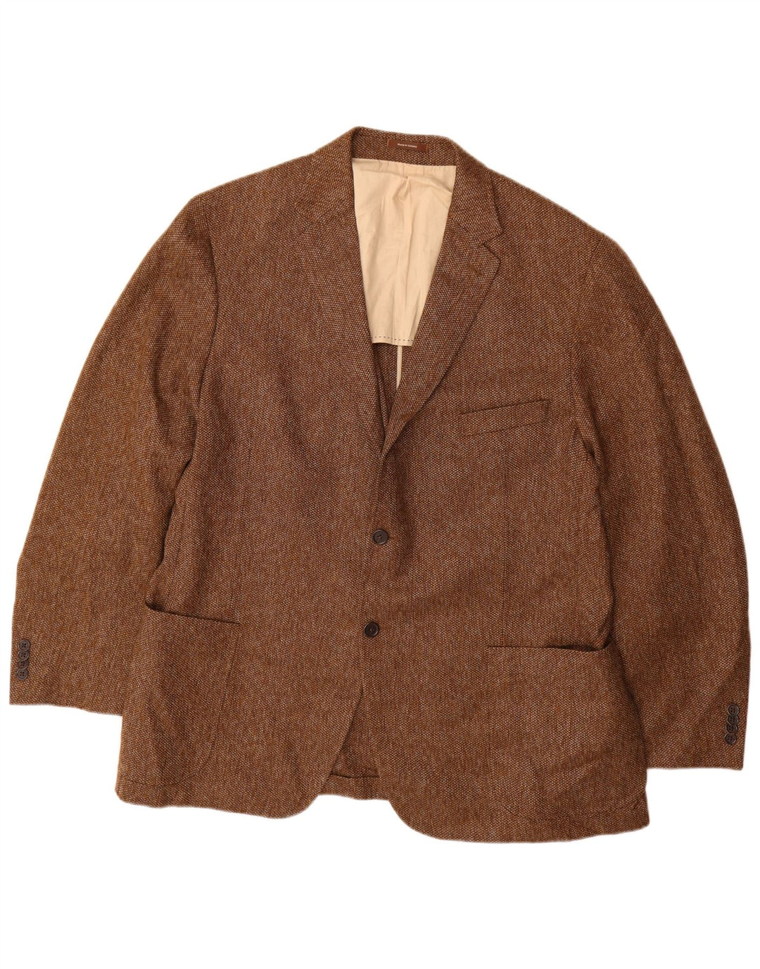 PETER MILLAR Veste blazer 2 boutons pour homme UK 40 Large Marron