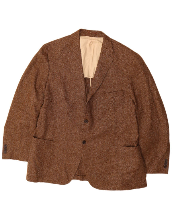 PETER MILLAR Veste blazer 2 boutons pour homme UK 40 Large Marron