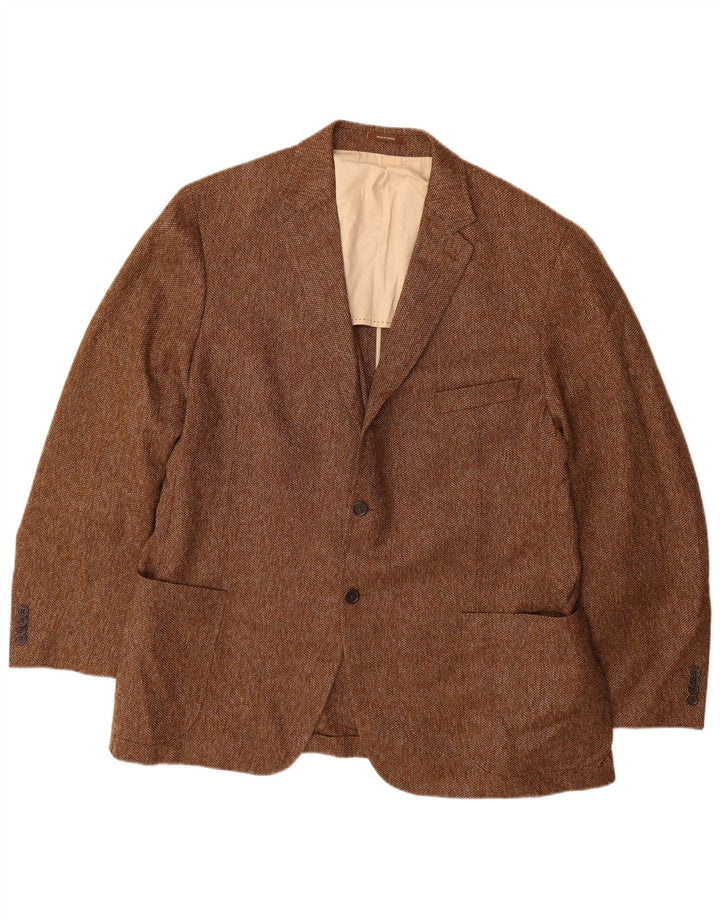 PETER MILLAR Veste blazer 2 boutons pour homme UK 40 Large Marron