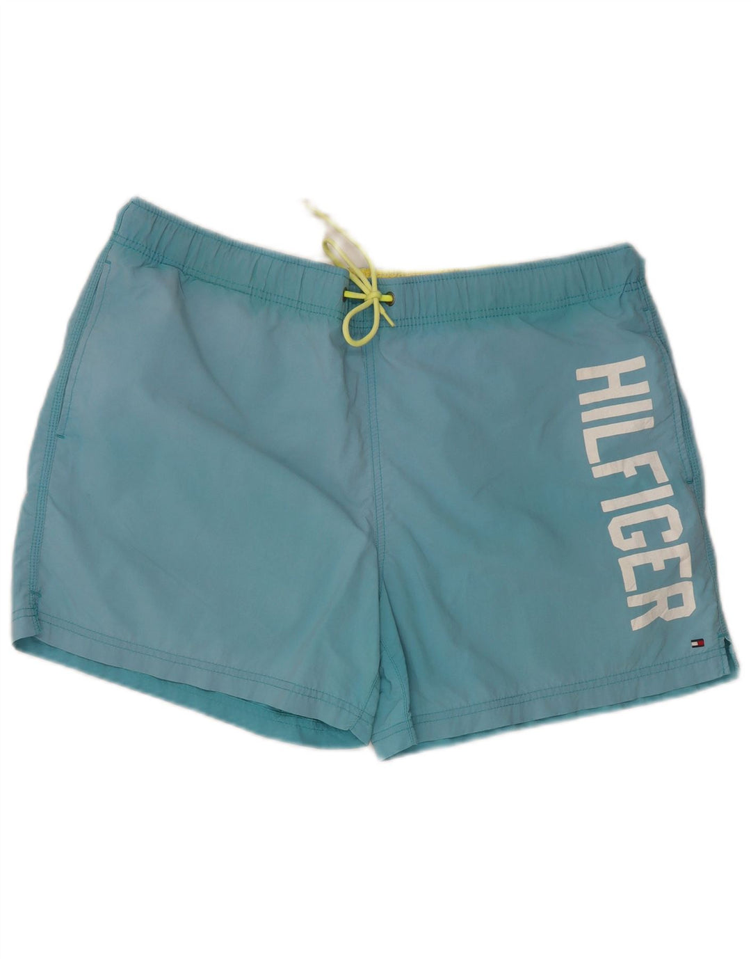 Tommy Hilfiger Short de Bain Graphique Homme XL Bleu Nylon