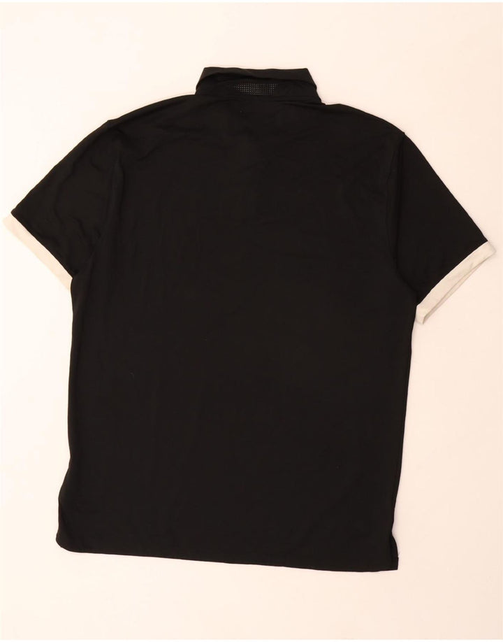 NIKE Polo Dri Fit Homme Noir Moyen Polyester