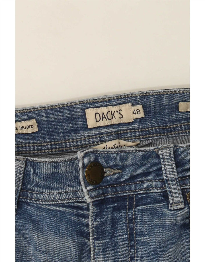 Dack's Jean Slim Homme IT 48 Moyen W30 L31 Bleu