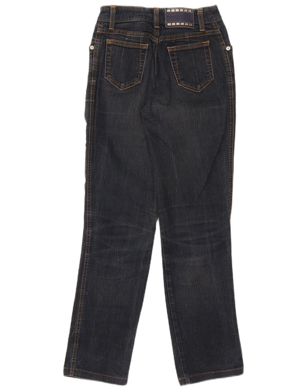 Roccobarocco Jean droit femme W28 L29 coton bleu marine