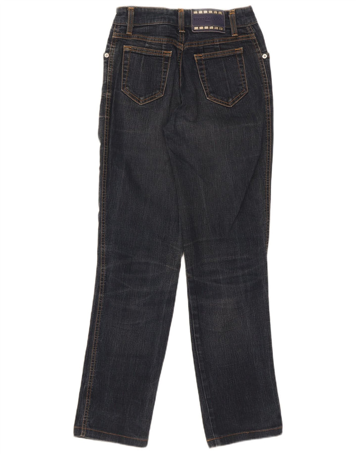 Roccobarocco Jean droit femme W28 L29 coton bleu marine