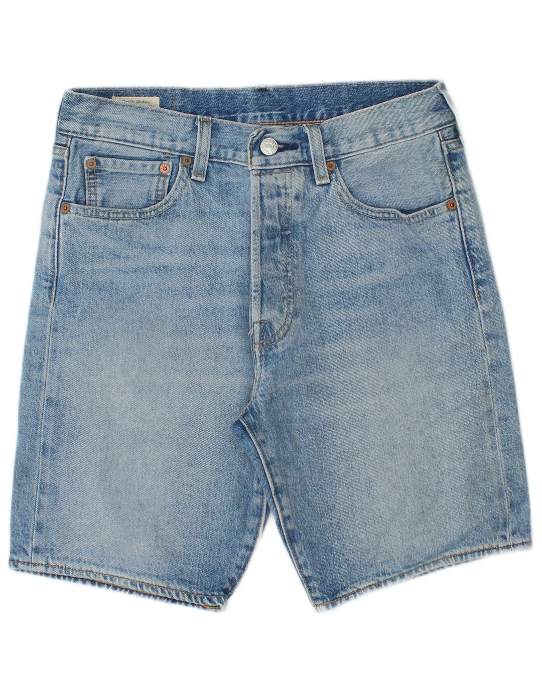 LEVI'S Short en Jean 501 W30 Homme Bleu Moyen Coton