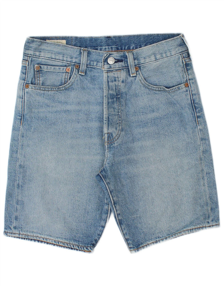 LEVI'S Short en Jean 501 W30 Homme Bleu Moyen Coton