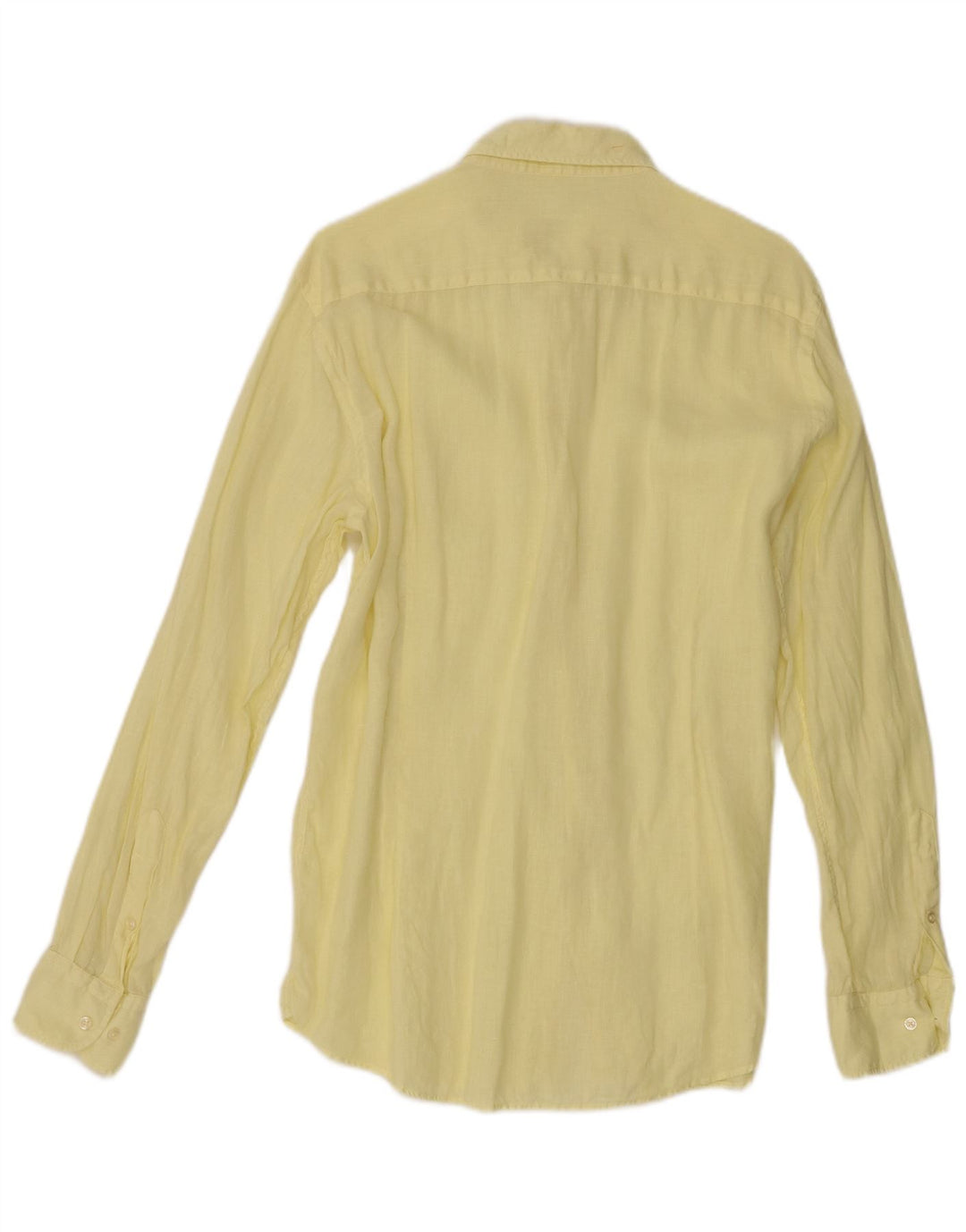 Massimo Dutti Chemise Homme Grand Lin Jaune