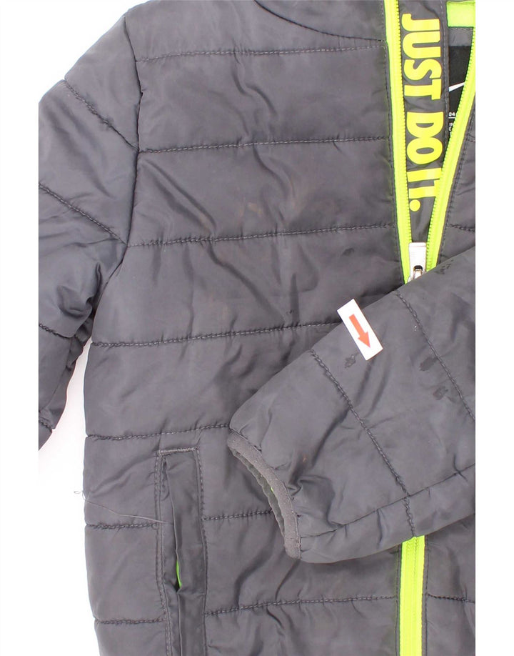 Veste matelassée à capuche Nike Garçon 3-4 ans Gris Polyester