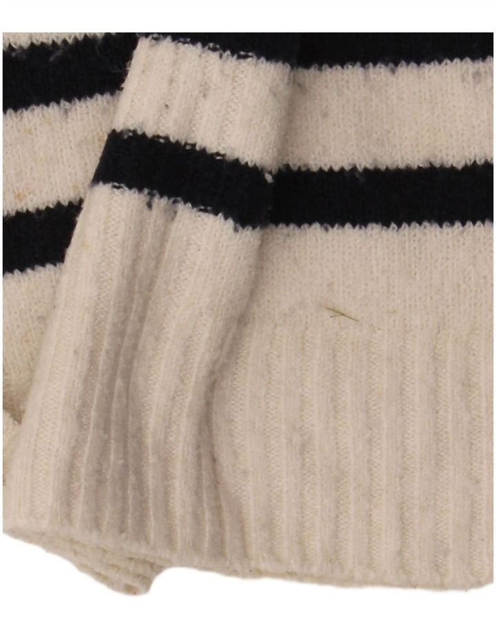Marks & Spencer Pull à col rond pour femme UK 14 Medium Off White