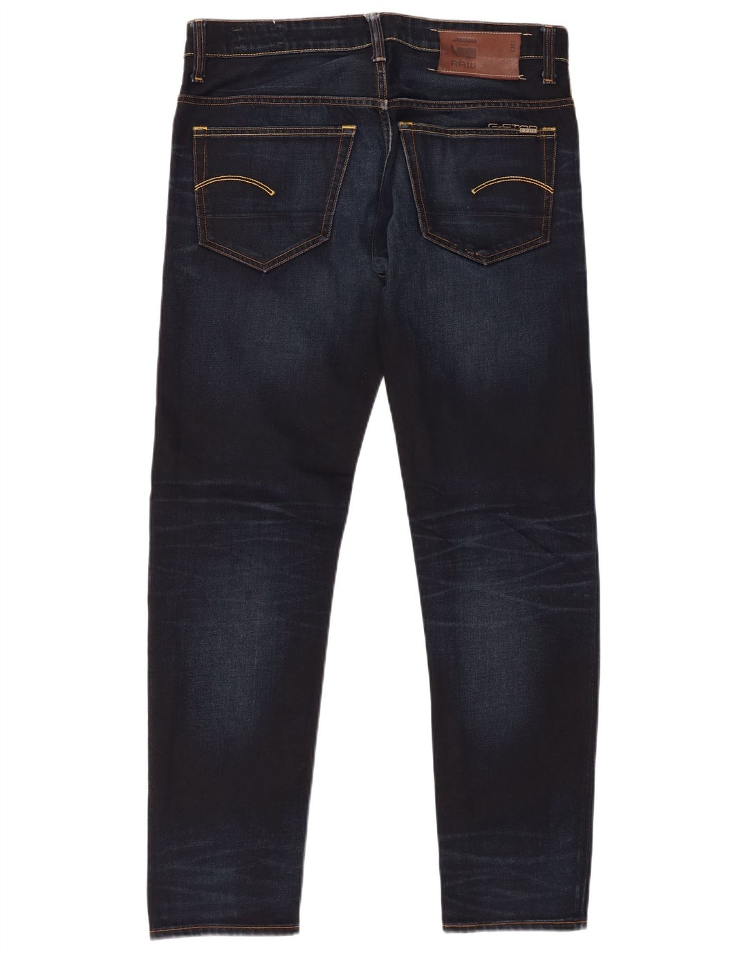 G-Star Jean droit 3301 homme W31 L32 bleu marine coton