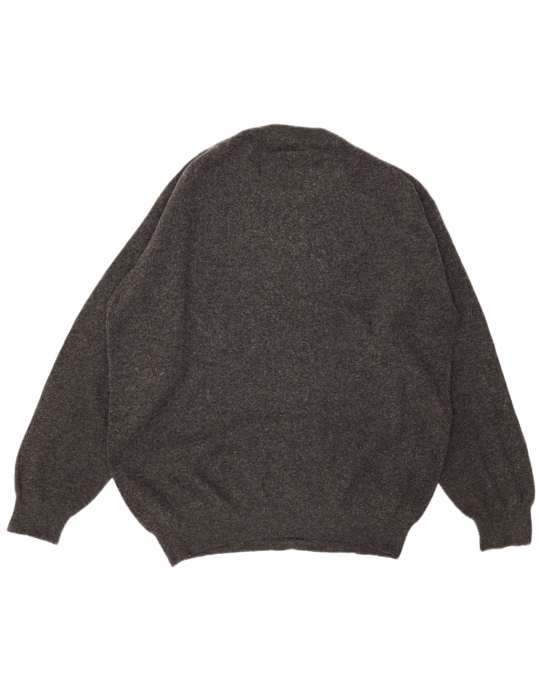 Zara Pull ras du cou pour homme XL en laine mouchetée gris
