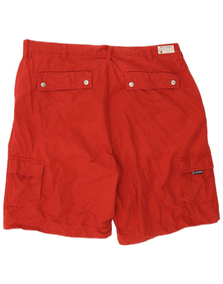 Tommy Hilfiger Short Cargo Homme W40 XL Rouge Coton