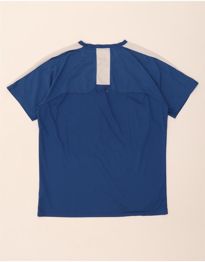 PUMA T-Shirt Homme Haut Large Bleu Colorblock Polyester