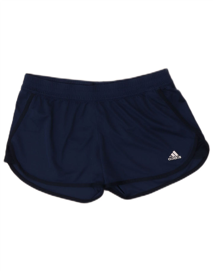 Adidas Short de sport Climalite pour femme UK 12/14 Bleu marine moyen Polyester