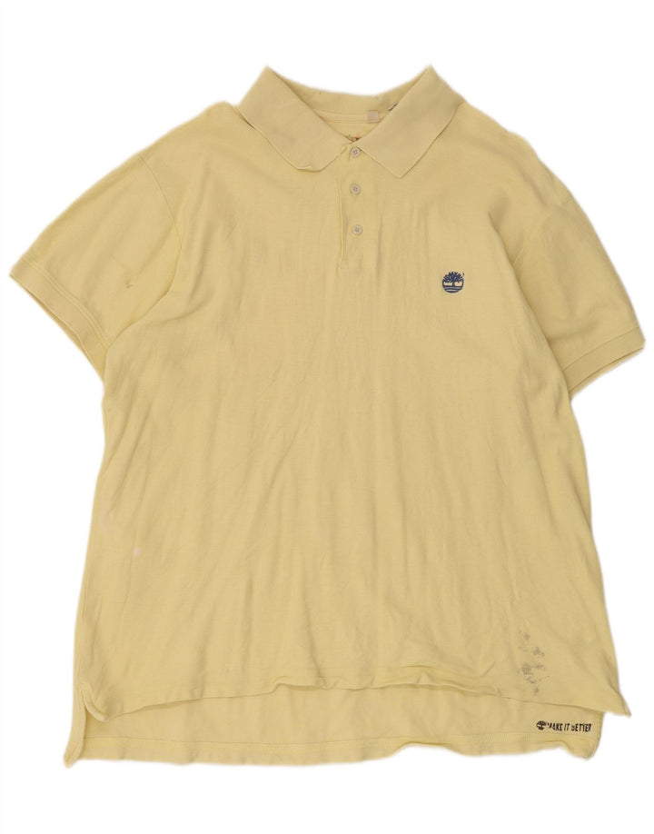 Timberland Polo Homme 2XL Jaune Coton
