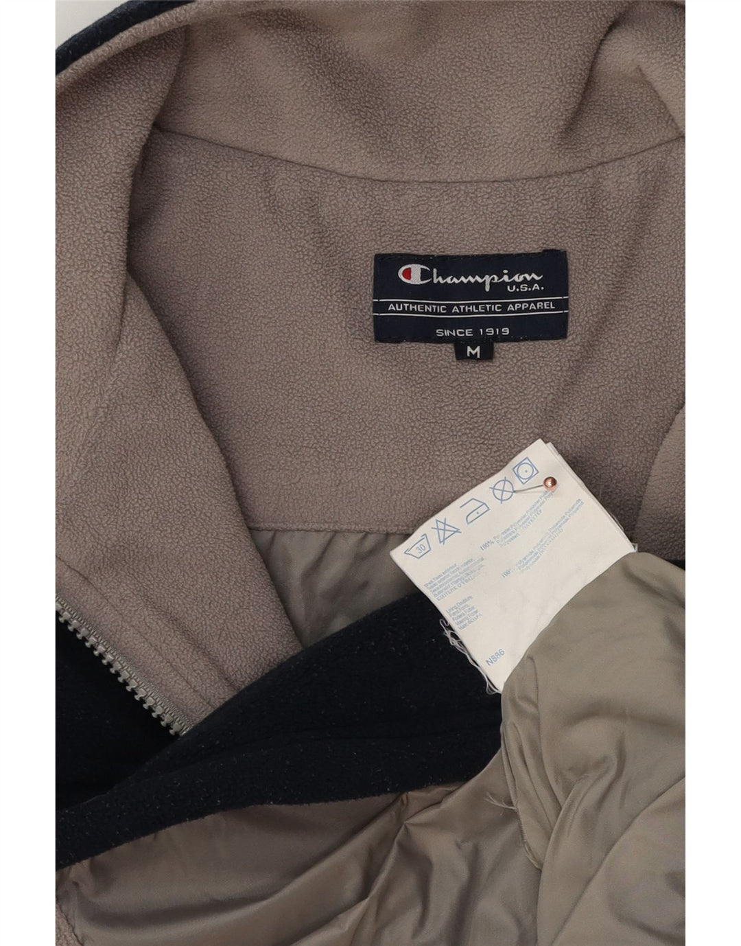 Champion Veste polaire pour homme UK 38 Bleu marine moyen Polyester