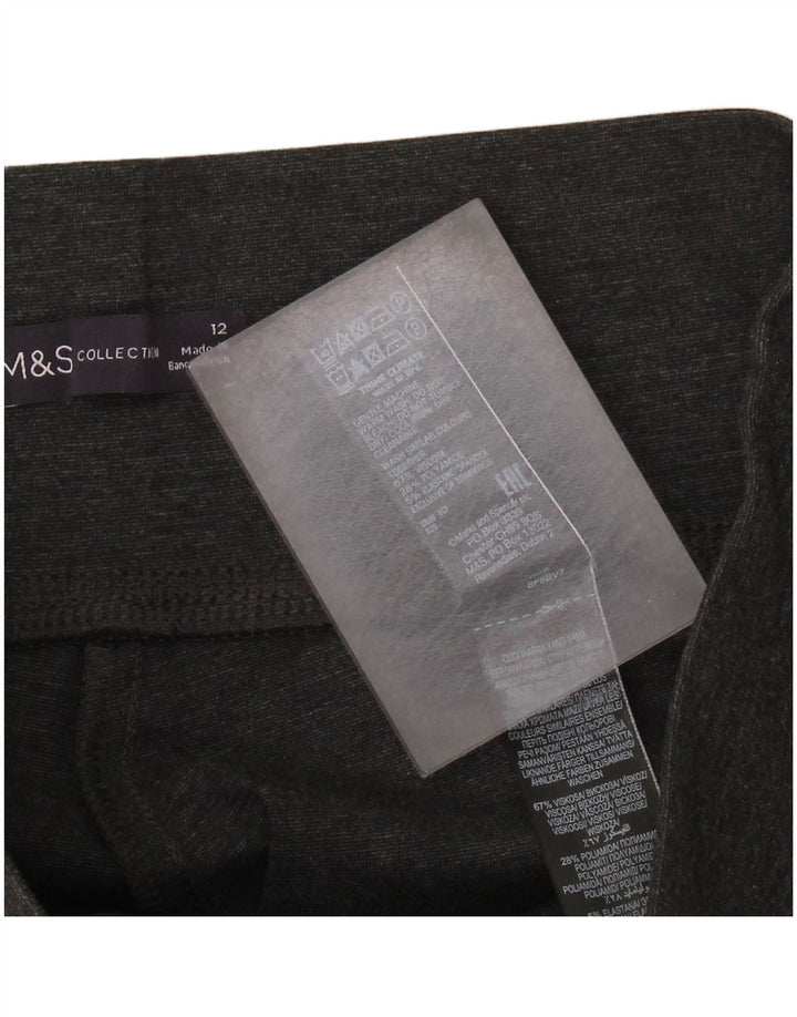 Marks & Spencer Legging court pour femme UK 42 Gris moyen Viscose