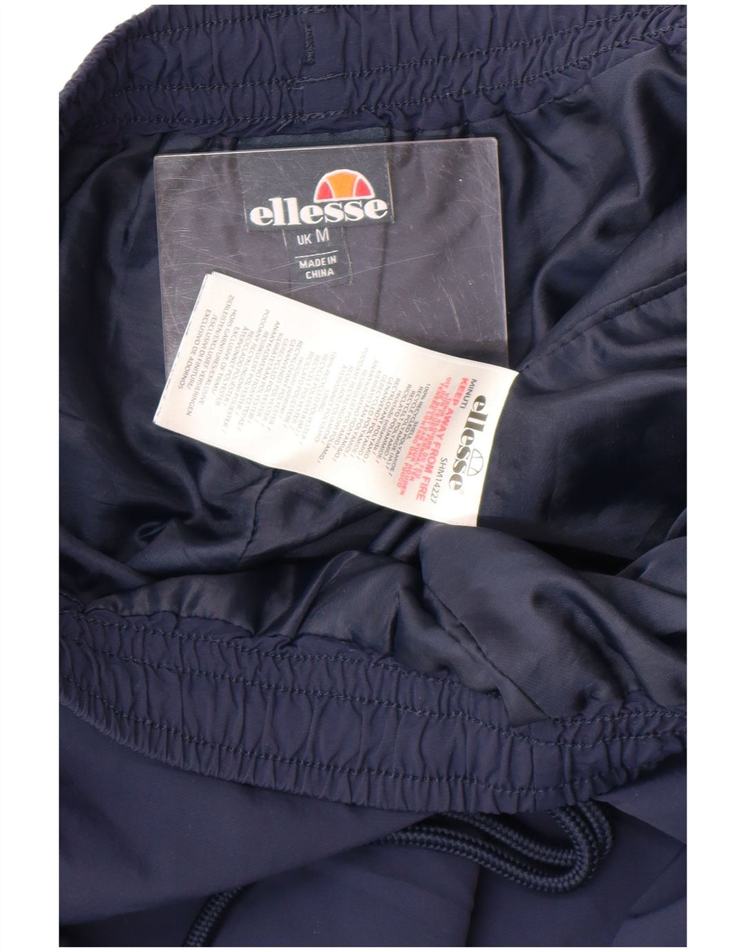 Pantalon De Survêtement Ellesse Homme Bleu Marine Moyen Colourblock Polyamide