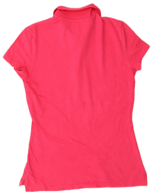 Tommy Hilfiger Polo Femme UK 10 Petit Rose