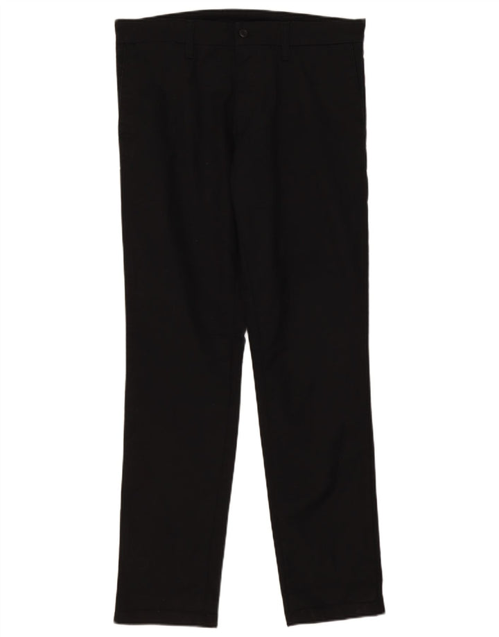 Carhartt Pantalon décontracté droit pour homme W33 L32 Noir Polyester